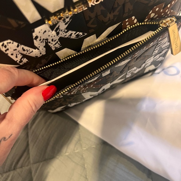 Michael Kors Black and Brown Backpack - Picture 3 of 6